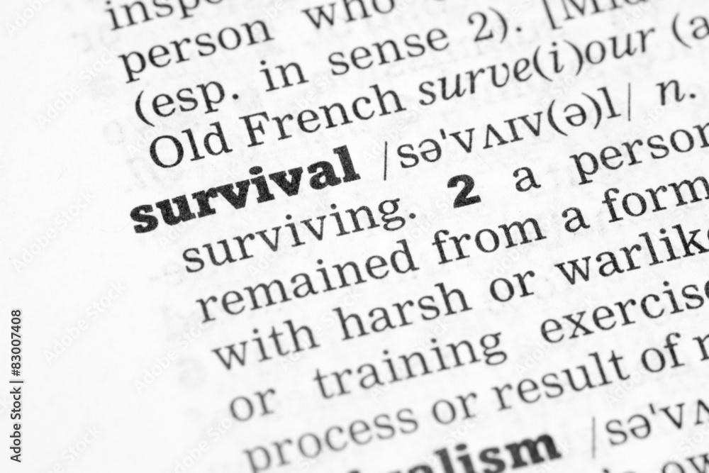 Dictionary definition survival Dictionary definition survival