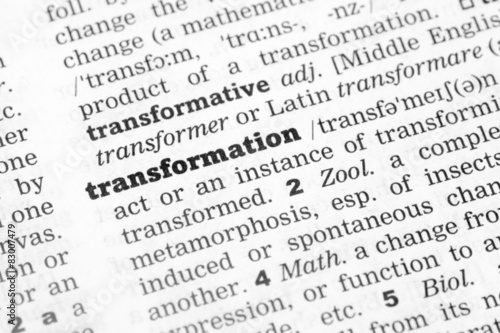 Dictionary definition transformation