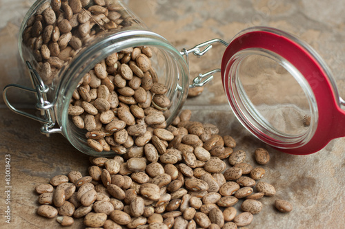Pinto Beans in a jar