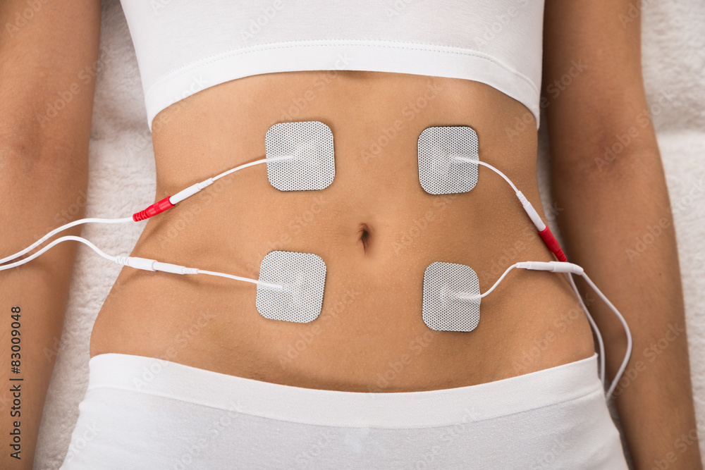 Ταπετσαρία Woman With Electrodes On Her Stomach