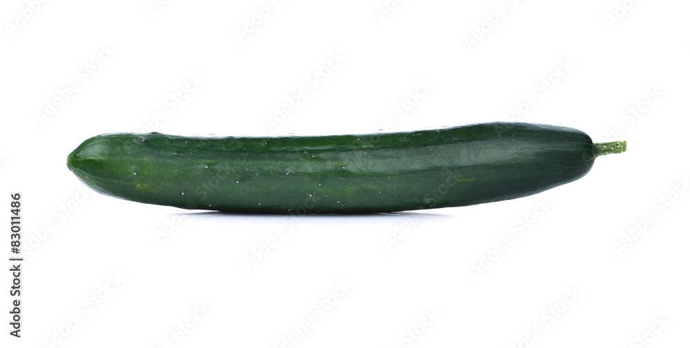cucumber on white cucumber on white