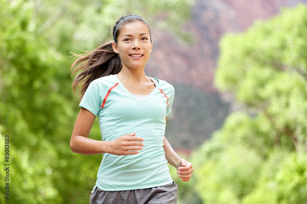 Woman runner running training living healthy life Woman runner running training living healthy life