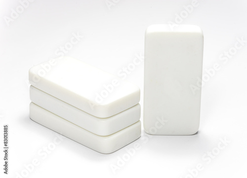 Rectangle cubes on white background.