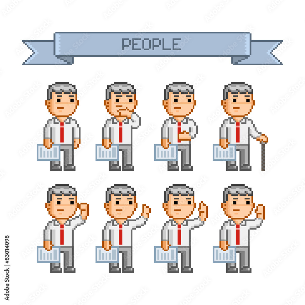 Pixel art collection retro Pixel art collection retro
