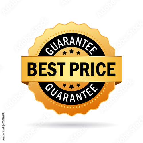 Obraz na płótnie Best price guarantee icon w salonie
