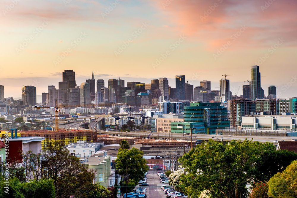 Fototapeta premium Skyline San Francisco