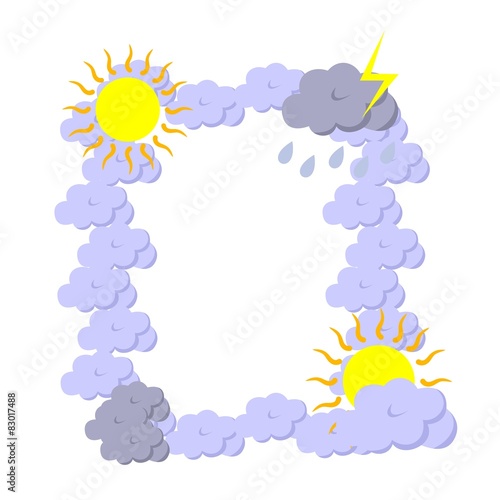 vector illustration dedicated to the weather forecast.