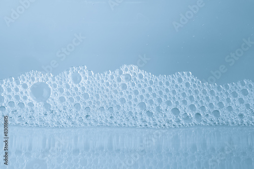 Soap bubbles background, cleansing concept for skin care