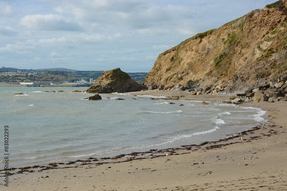 Polkerris beach, Cornwall, England