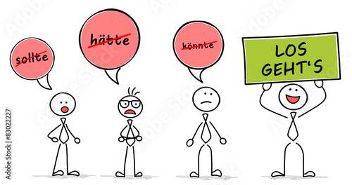 Strichmännchen Motivation