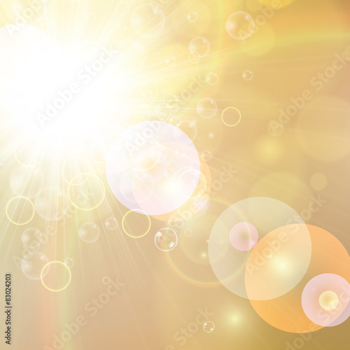 Sunny abstract sun ray background