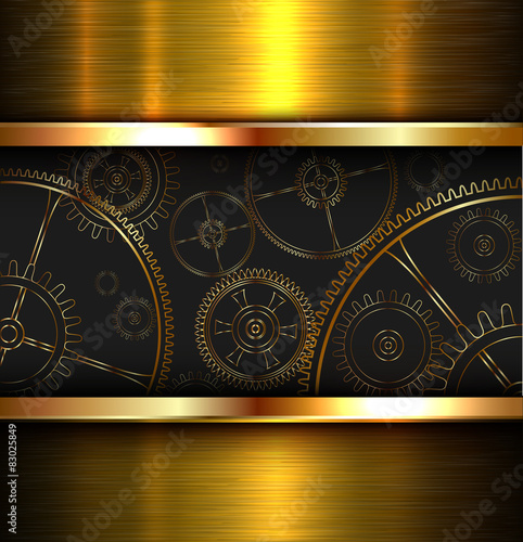Abstract background metalli...