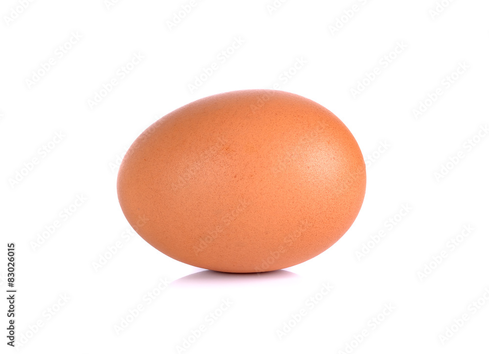 Chicken egg isolated on a white background Chicken egg isolated on a white background