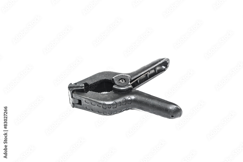 Plastic Clamp isolated Plastic Clamp isolated