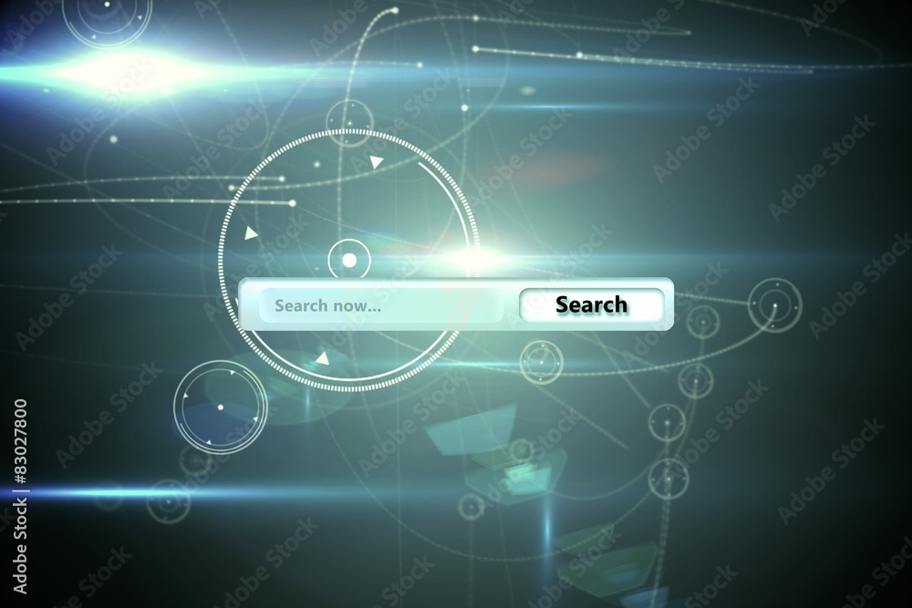 Obraz premium Composite image of search engine 