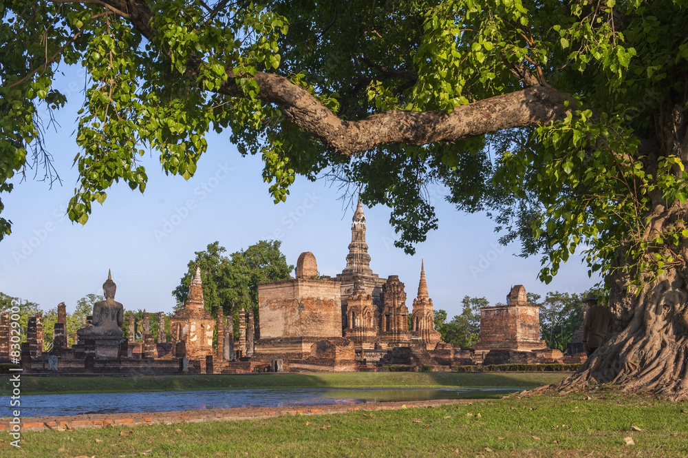 Obraz premium Sukothai historical park, Unesco world heritage