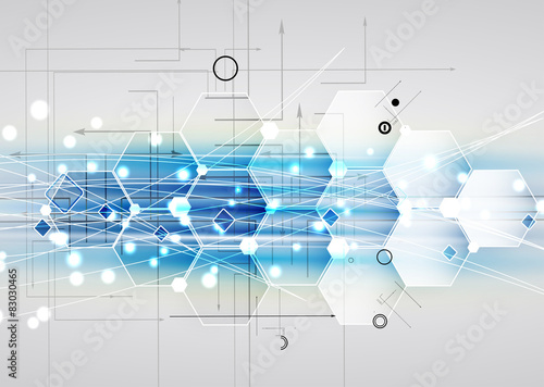 New future technology concept abstract background