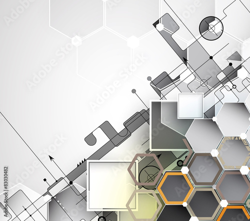 New future technology concept abstract background