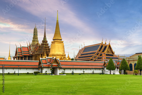Royal palace (Wat Phra Kaew) in Bangkok, Thailand