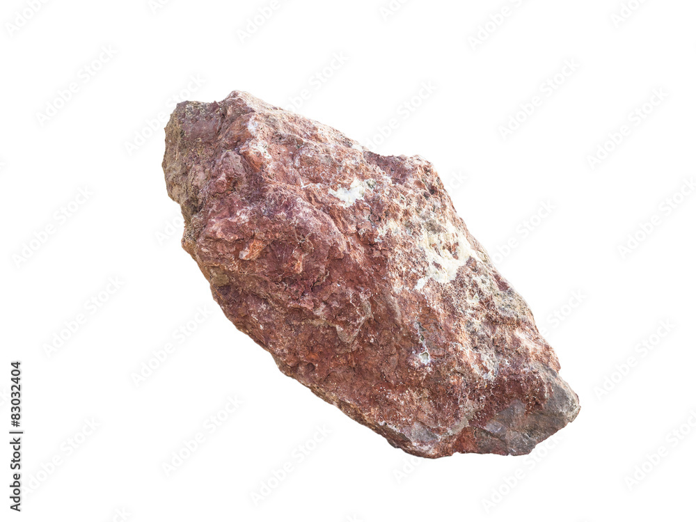 big granite rock stone, isolated big granite rock stone, isolated