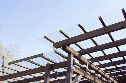 Bedachung aus Kunststoff-Wellplatten