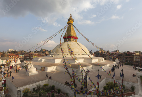 Boudhanath Stupa in Kathmandu  Nepal
