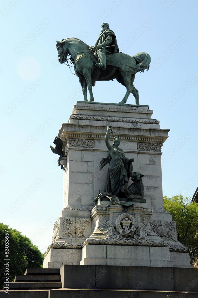 Obraz premium Garibaldi Denkmal Mailand