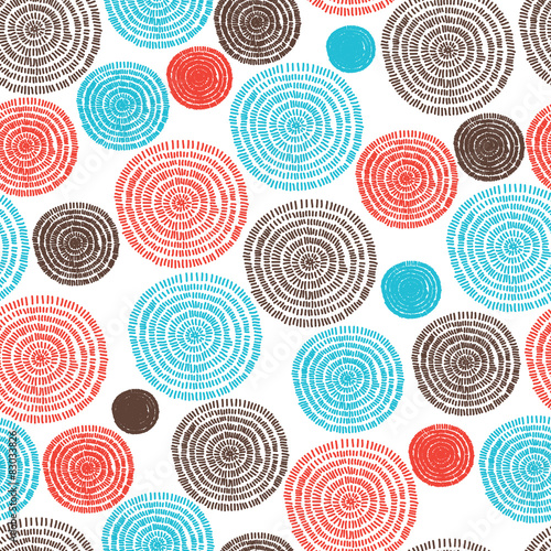 Seamless lines pattern with colorful hyphen and coli