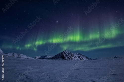 Arctic winter in south Spitsbergen