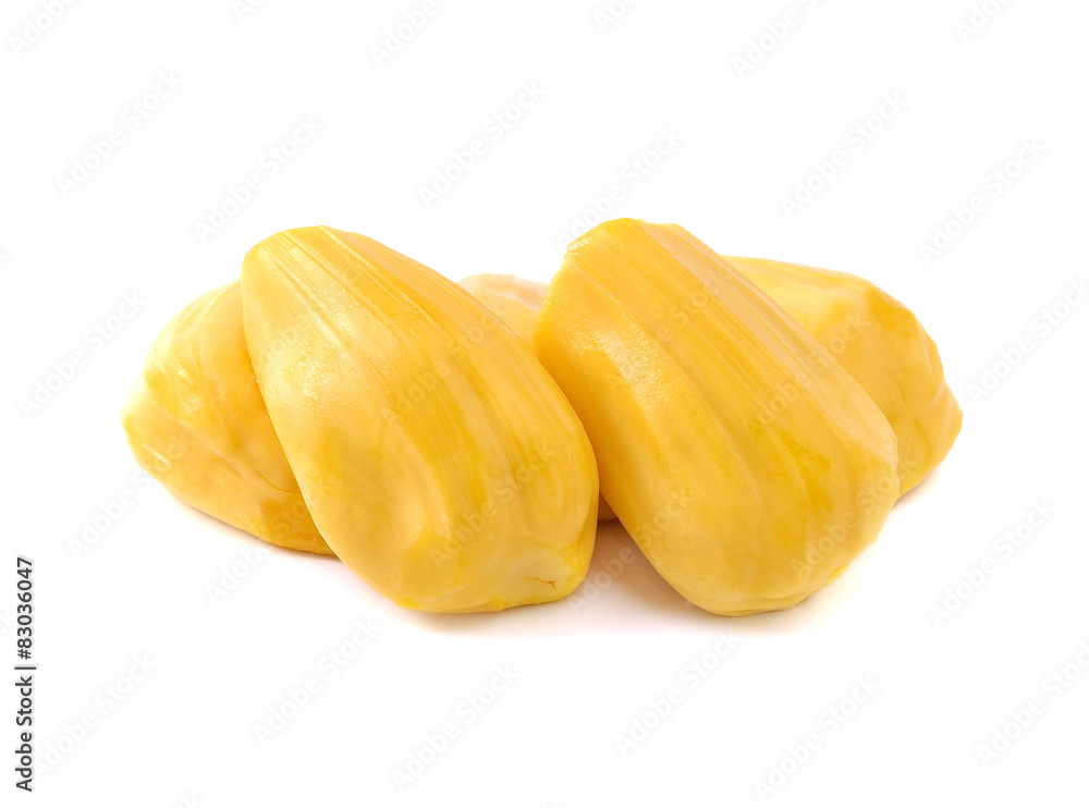 jackfruit isolated on white background jackfruit isolated on white background