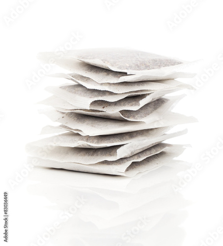 Tea Bags   isolated on white background