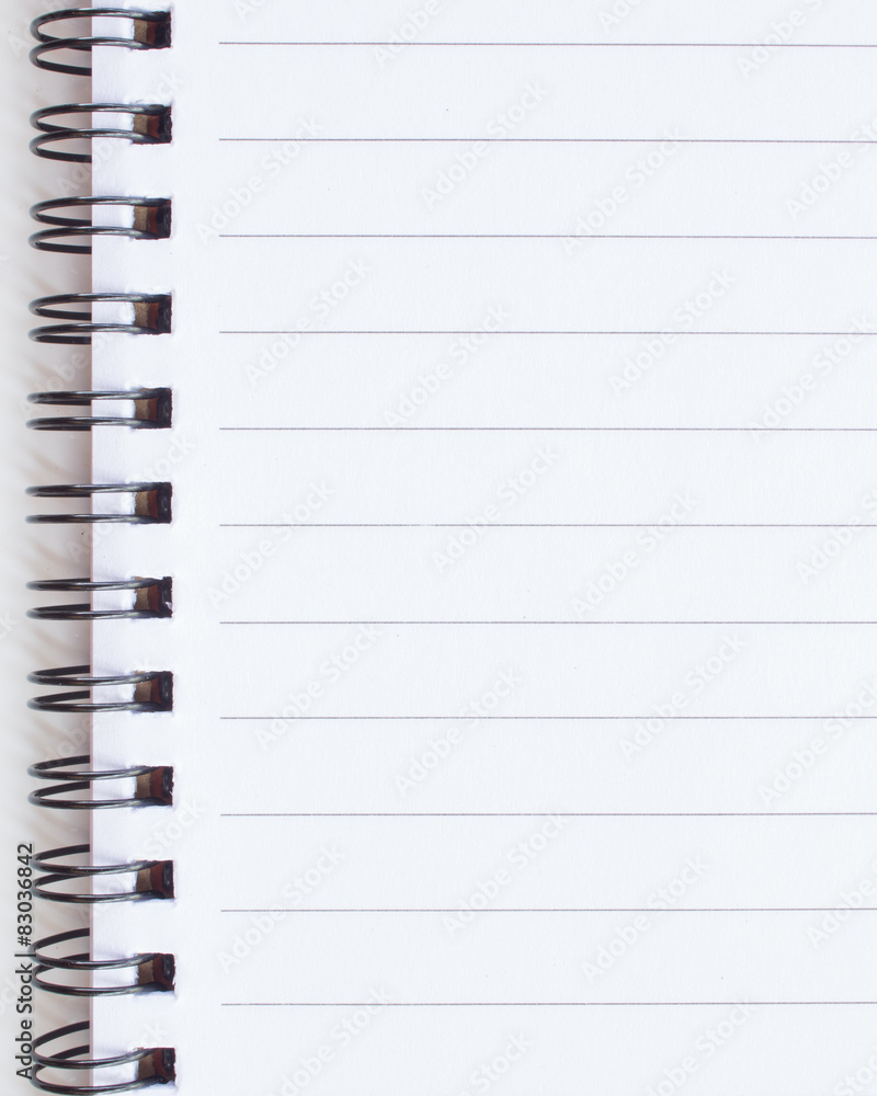 blank realistic spiral notepad notebook isolated on white backgr blank realistic spiral notepad notebook isolated on white backgr
