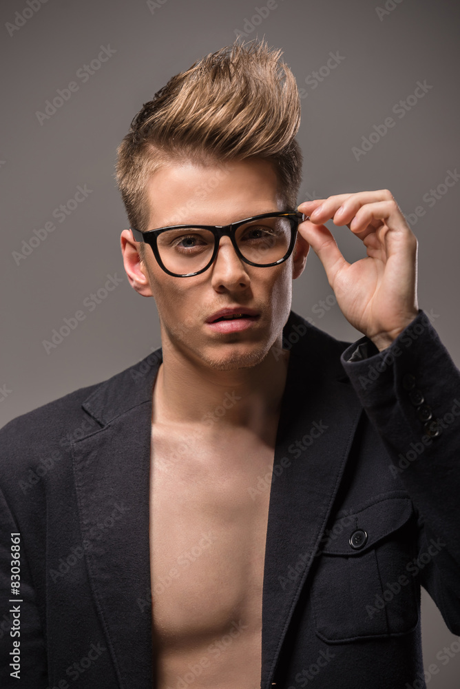 Fashion portrait of man Fashion portrait of man