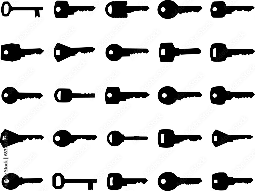 keys collection - vector keys collection - vector