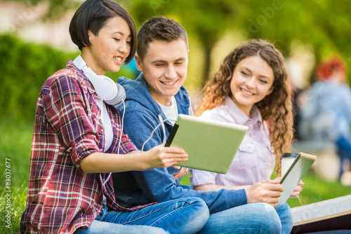 Students outdoors