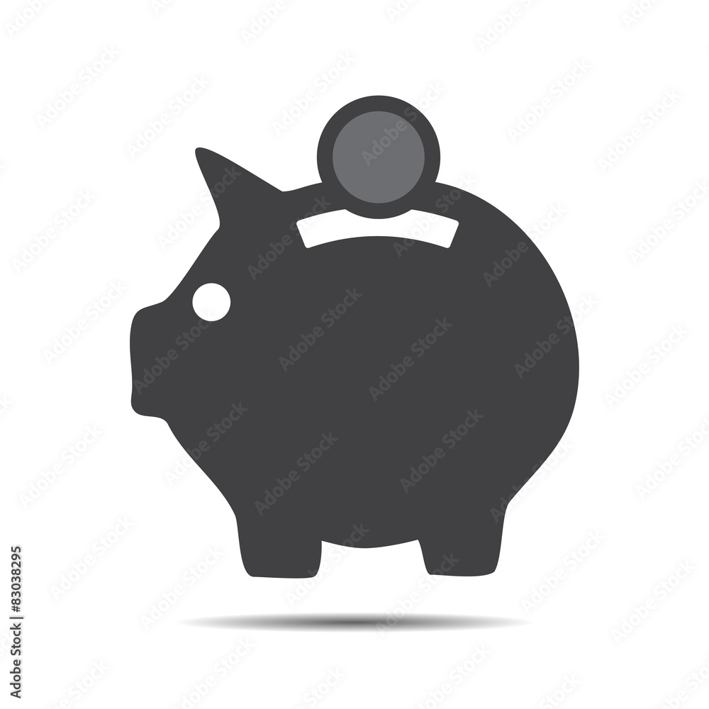 Money Box icon vector illustration Money Box icon vector illustration