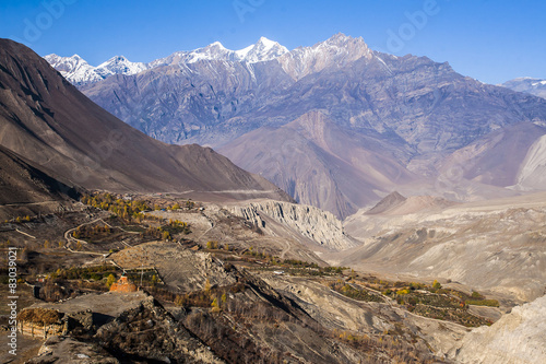 view of the village Jharkot