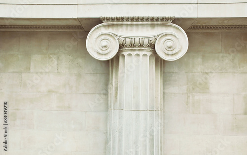 Photography Antique column in doric style