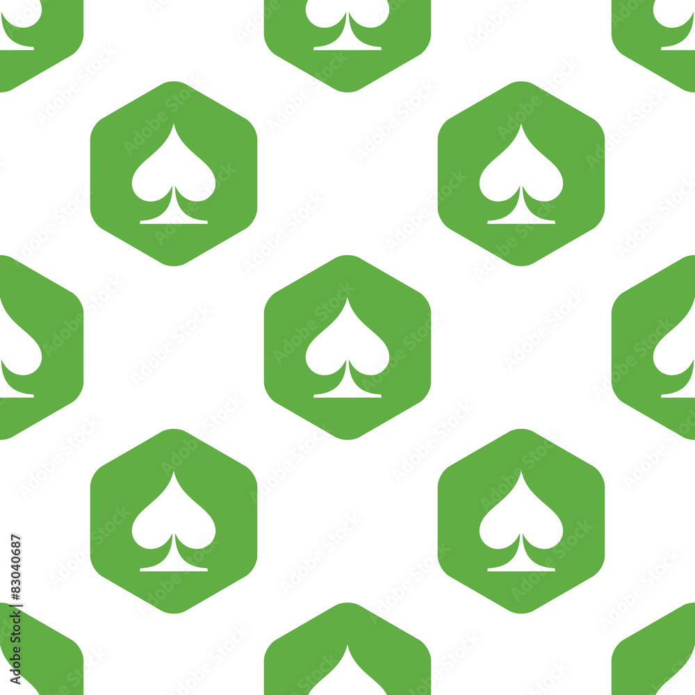 Fototapeta premium Spades symbol pattern