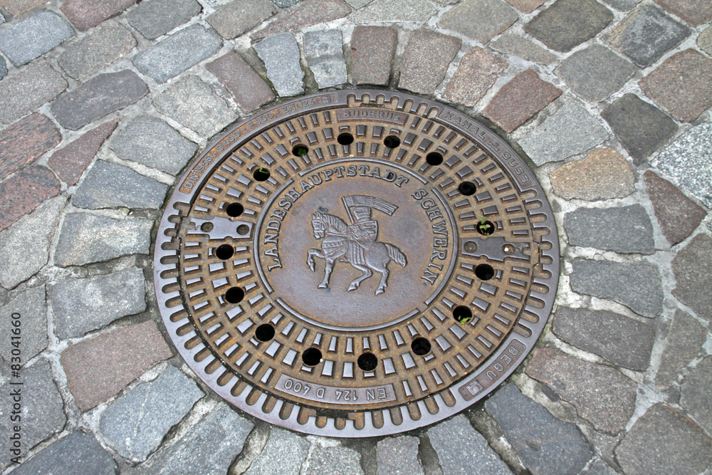 Gullideckel Schwerin