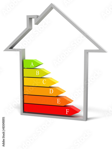 energy saving concept with house icon