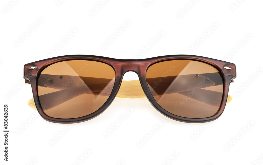 Sunglasses isolated against a white background Sunglasses isolated against a white background