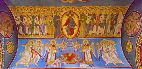 Jesus Mosaic Basilica Saint Michael Cathedral Kiev Ukraine photo