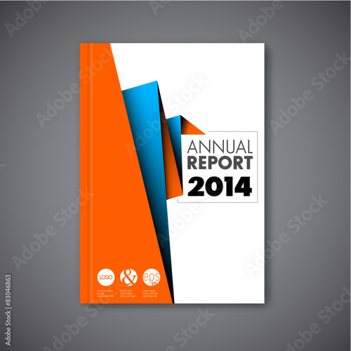 Modern Vector abstract brochure design template