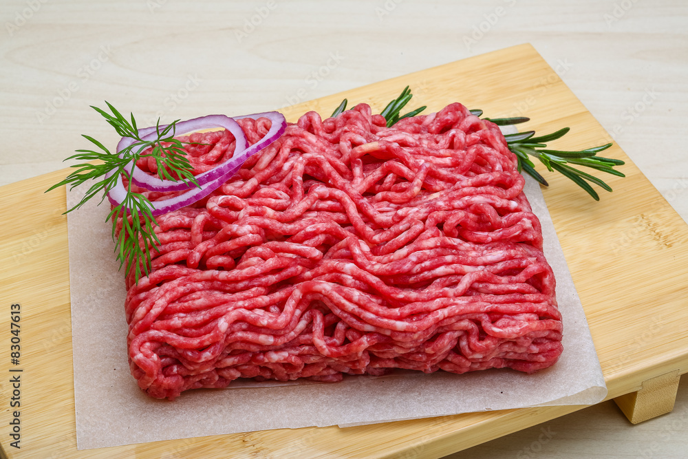 Raw beef minced meat Raw beef minced meat