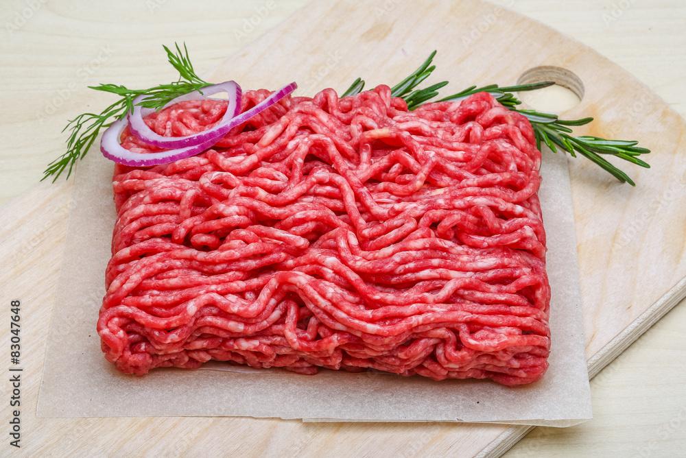 Raw beef minced meat Raw beef minced meat