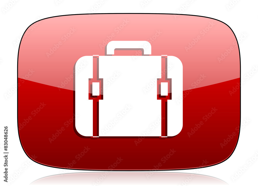 bag red glossy web icon bag red glossy web icon