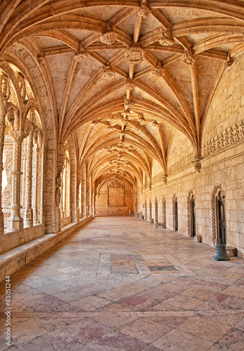 Hieronymites Monastery in Lisbon  Portugal