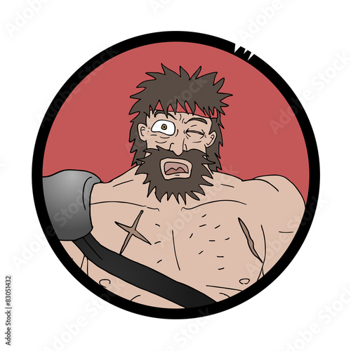 surprised barbarian face
