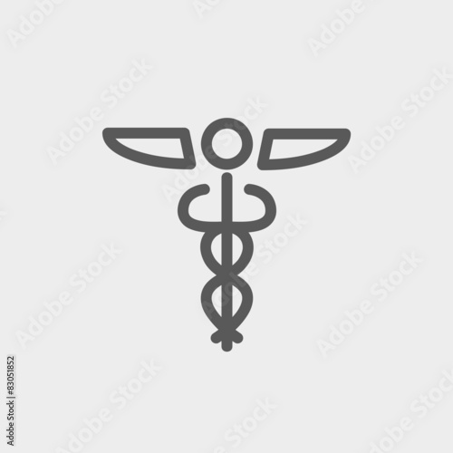 Medical Symbol thin line icon 